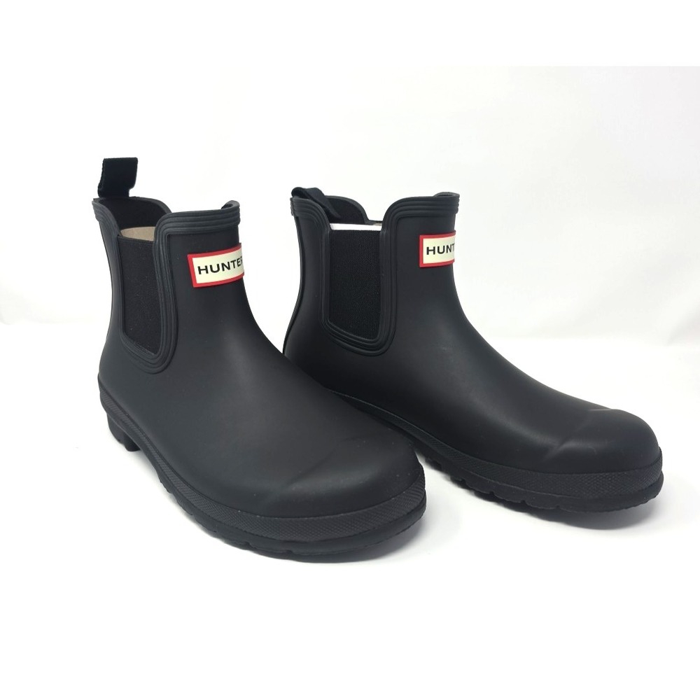 Hunter Chelsea Boot, Size Womens 6- Black